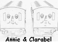 Annie and Clarabel coloring pages