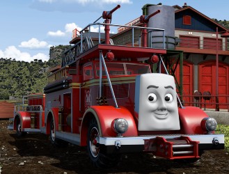 Flynn the fire engine